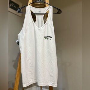 ALO White Tank Top with Lesmills Logo